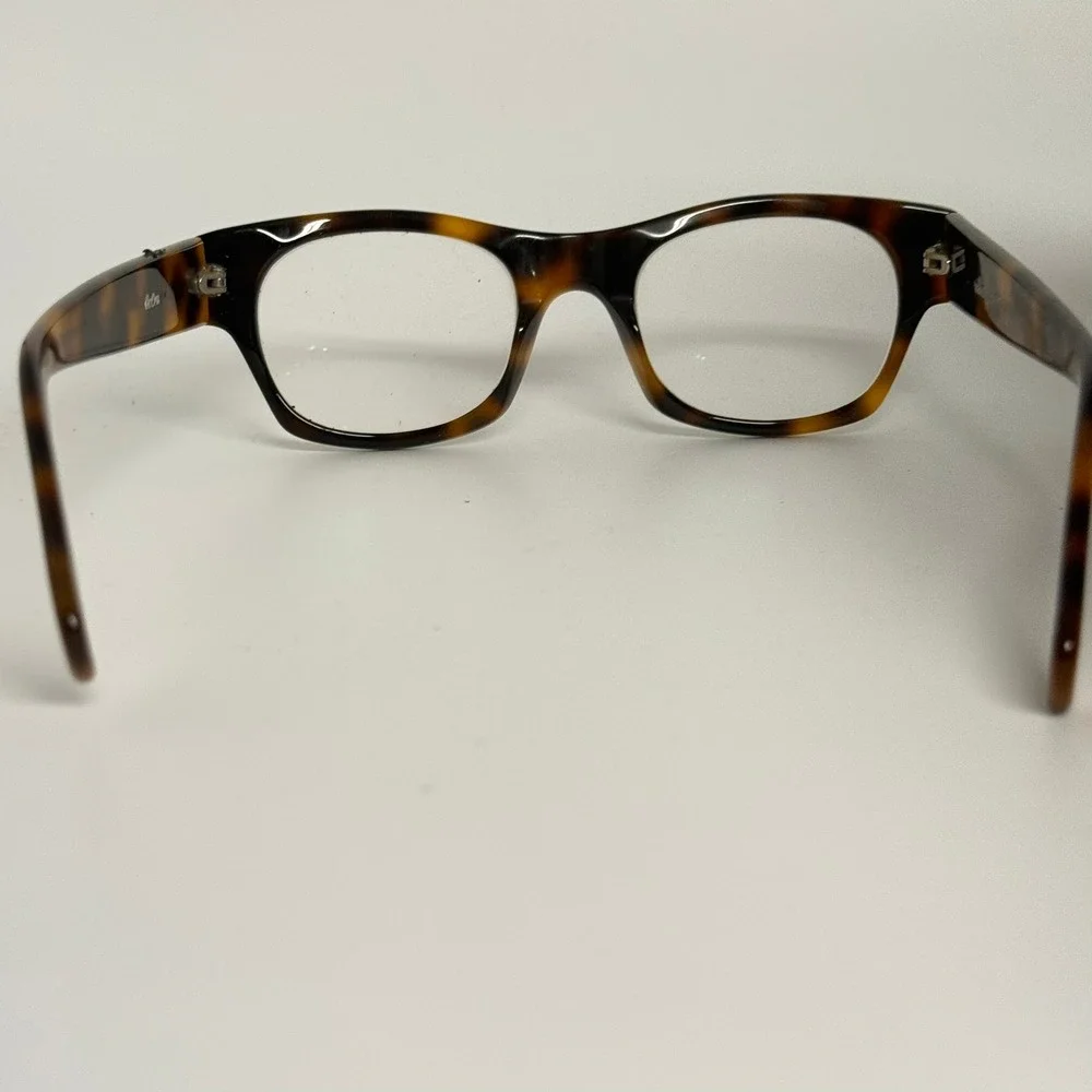 City Optix Handmade USA Tortoiseshell Eyeglasses‎ Brown Rectangular Frames
